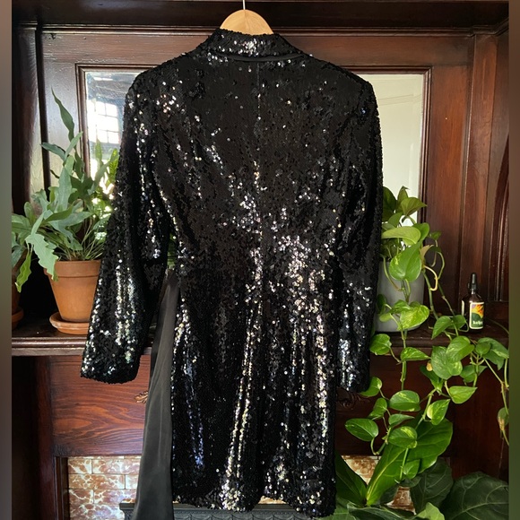 Zara Sequin Blazer Dress - Picture 3 of 3